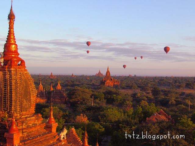 Seribu relik pagoda di Bagan