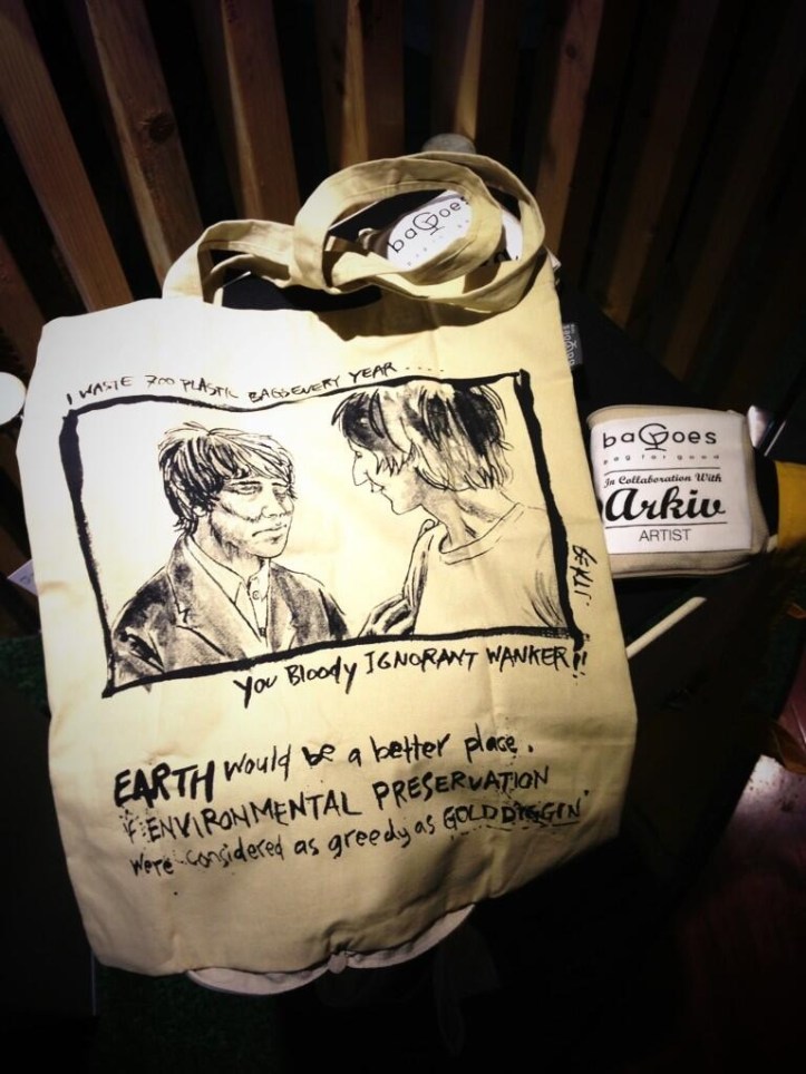 contoh kantongan belanja. keren juga kan yaaa