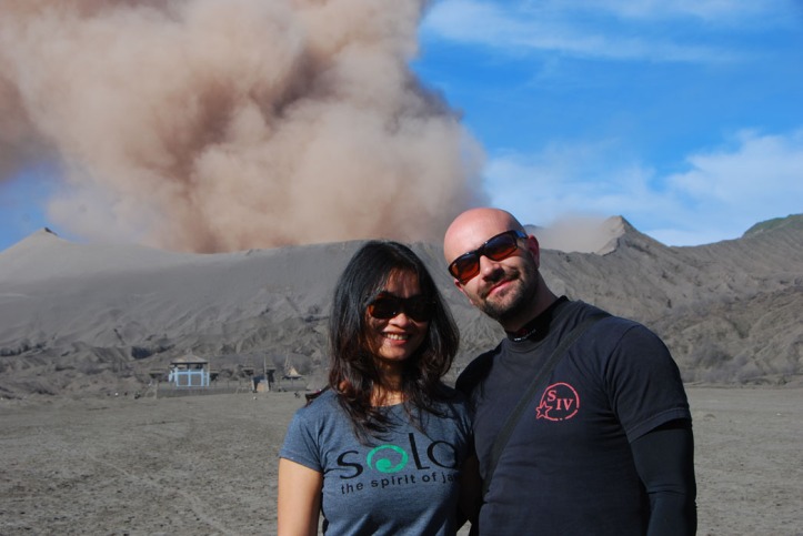 Bromo 2010 with my friend Andi 