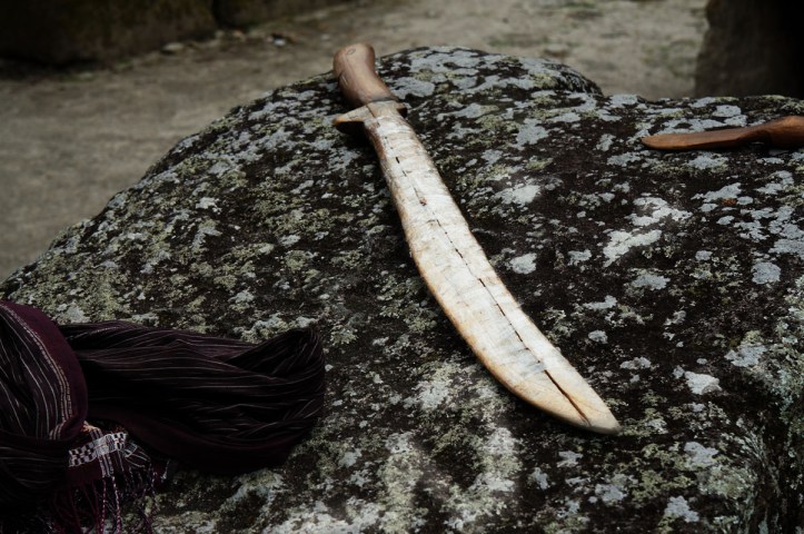 meja tempat penjahat di pancung
