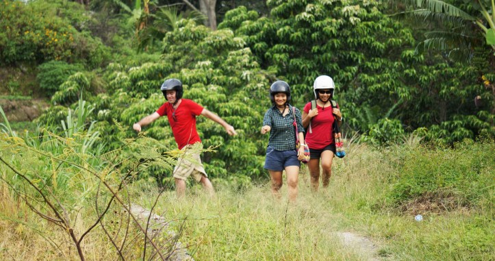 geocaching at Samosir Island