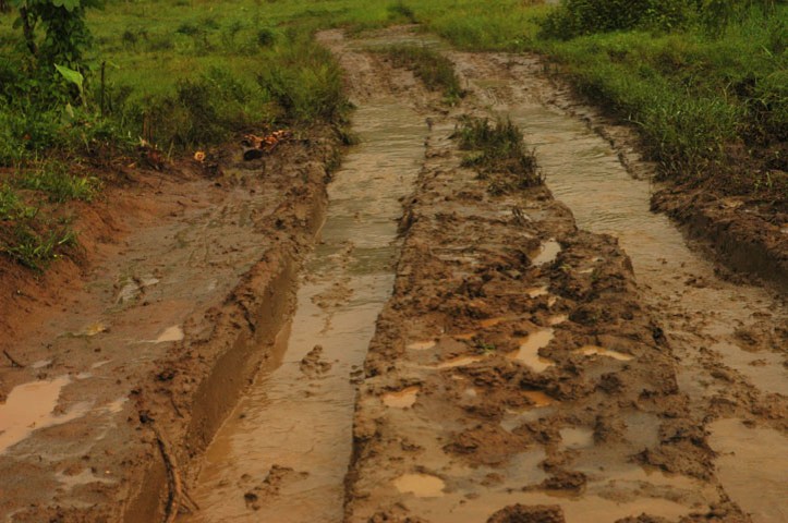 begini nih medannya pas musim hujan