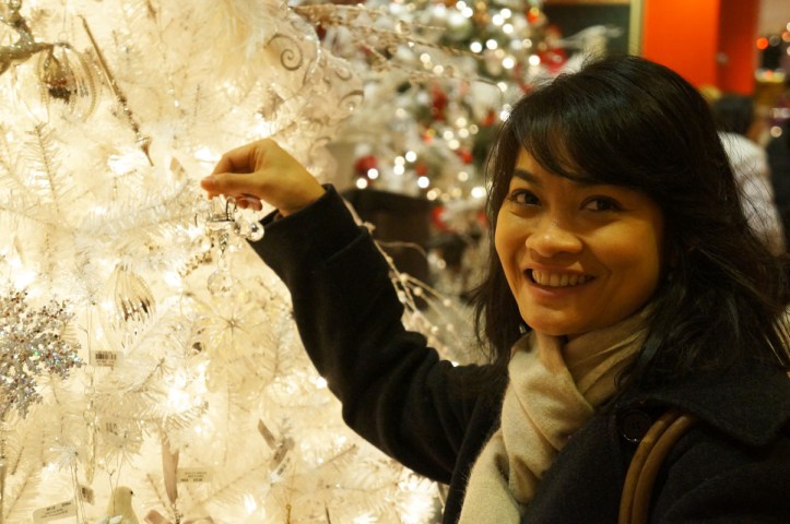 Ay, saya beli satu hiasan pohon natal. My first decoration :)