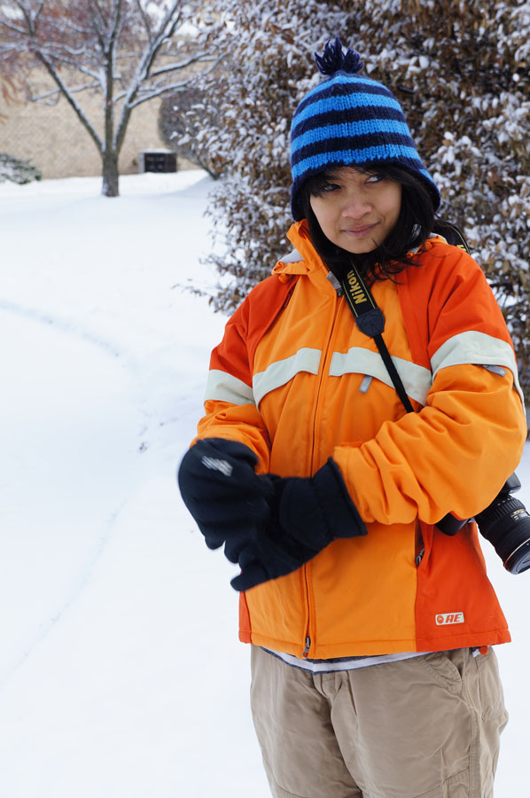 Foto was taken by Matt. Semua outfit minjem baju skinya si Matt :) , soalnya sayang beli baju baru yang gak bisa dibawa pulang ke Medan plus harganya mahal buat kocek saya. udahlah gak ada modis2nya nih selama di US hahaha