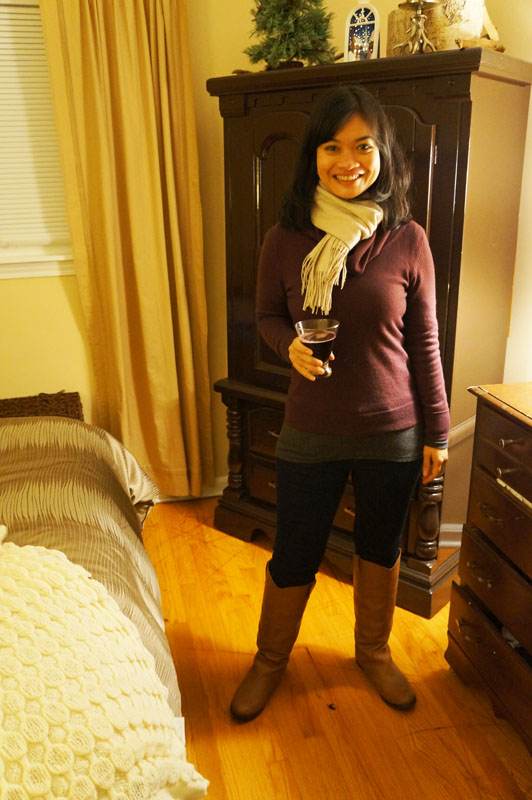 OOTD, aslinya itu 3 lapis + nanti ditambah coat huhu