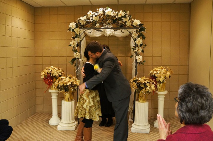 You may kiss your bride