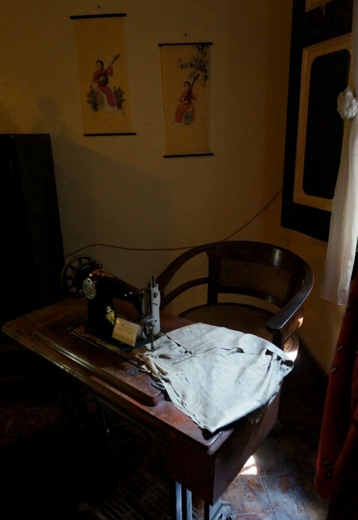 Ruangan menjahit mendiang istri pak Tjong A Fie