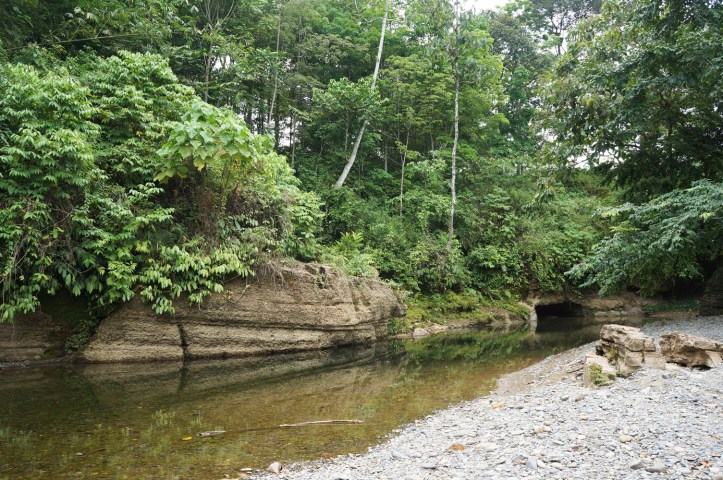 Sungai Landak di musim kemarau