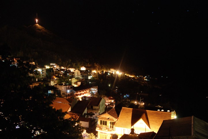Kota Sa Pa dimalam hari