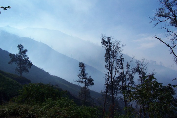 Pagi hari di Ijen Jawa Timur