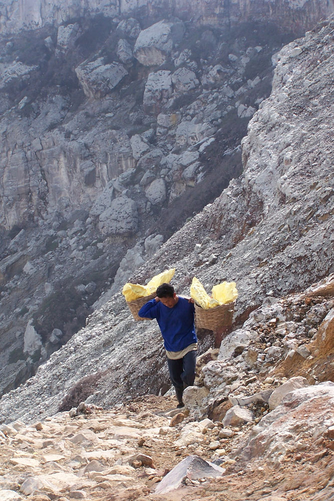Penambang Belerang - Ijen Jawa TImur