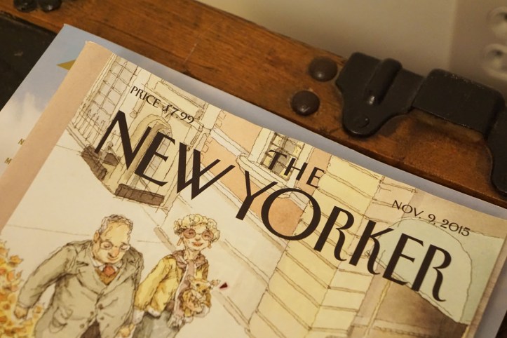 Majalah New Yorker dari perjalanan mereka