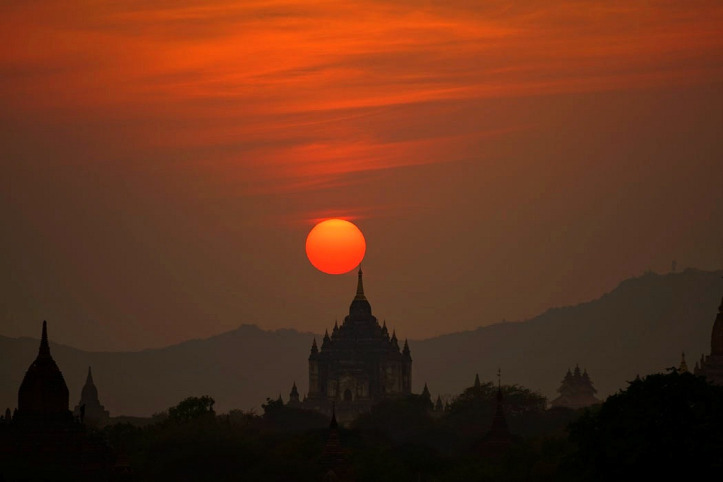 Sunset Bagan Myanmar