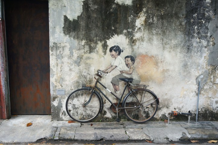kids on bicycle