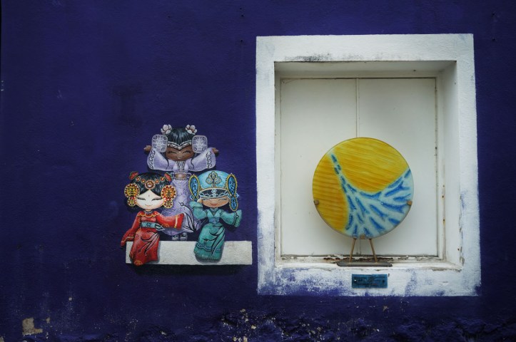  Three Chinese Dolls or Cultural Girls at Lebuh Armenian