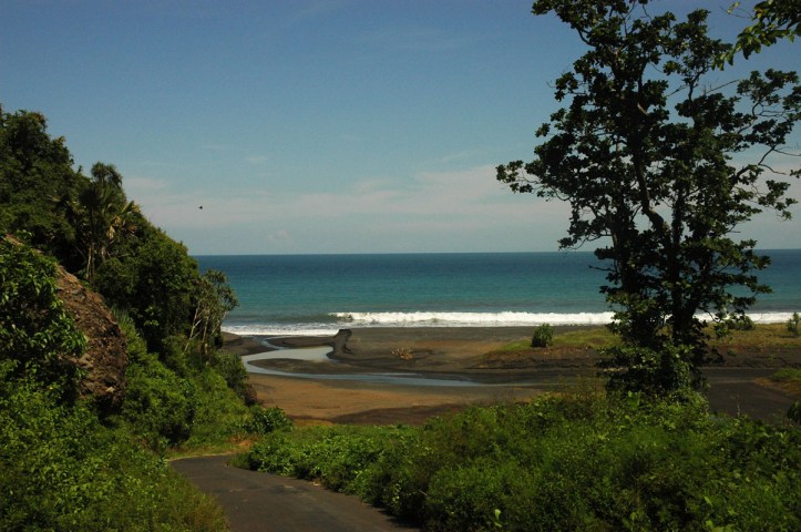 Jalan menuju Watu Godhek Lumajang